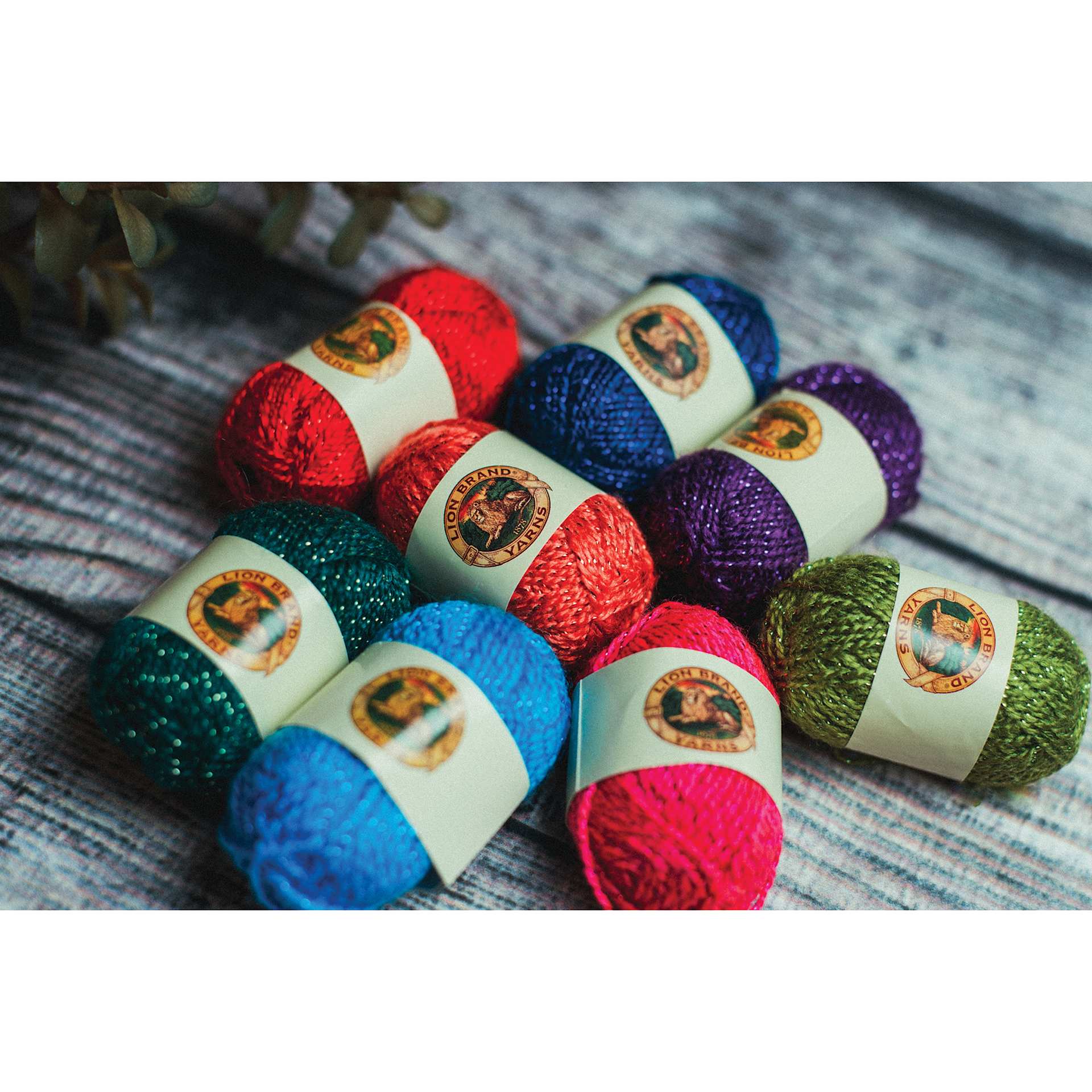 Lion Brand Bonbons Yarn (Balls of yarn out of packaging)