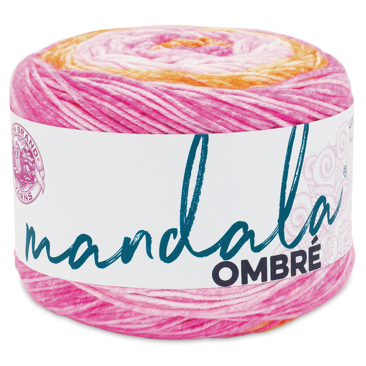 Lion Brand Mandala Ombre Yarn - Serene, 344 yards