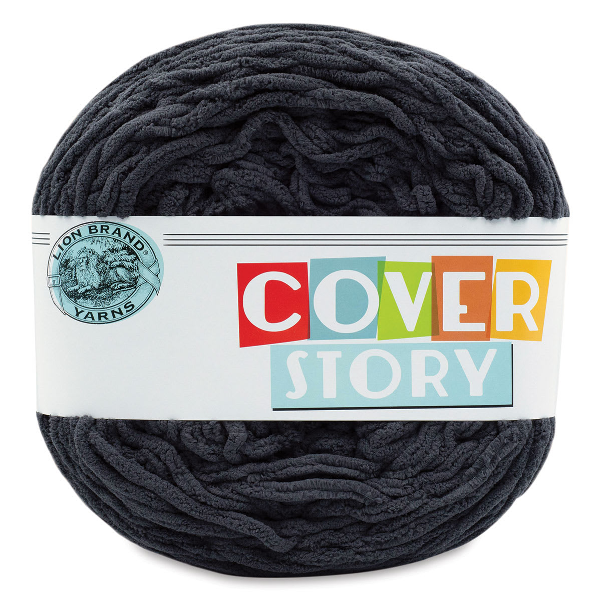 Lion Brand Cover Story Yarn - Iron, 547 yards