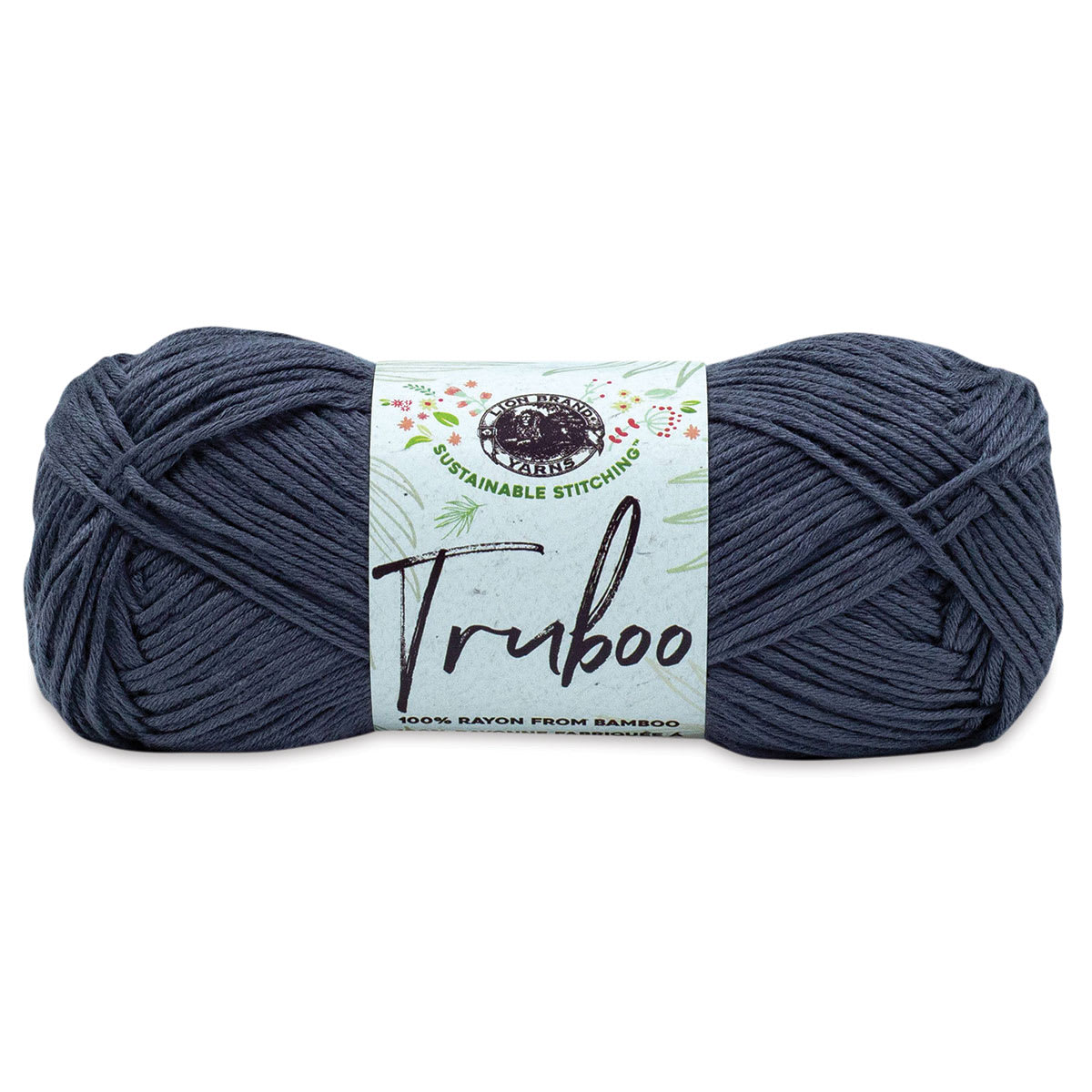 Lion Brand Truboo Yarn - Slate, 241 yards