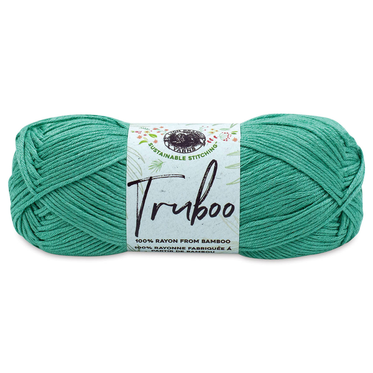 Lion Brand Truboo Yarn - Seafoam, 241 yards