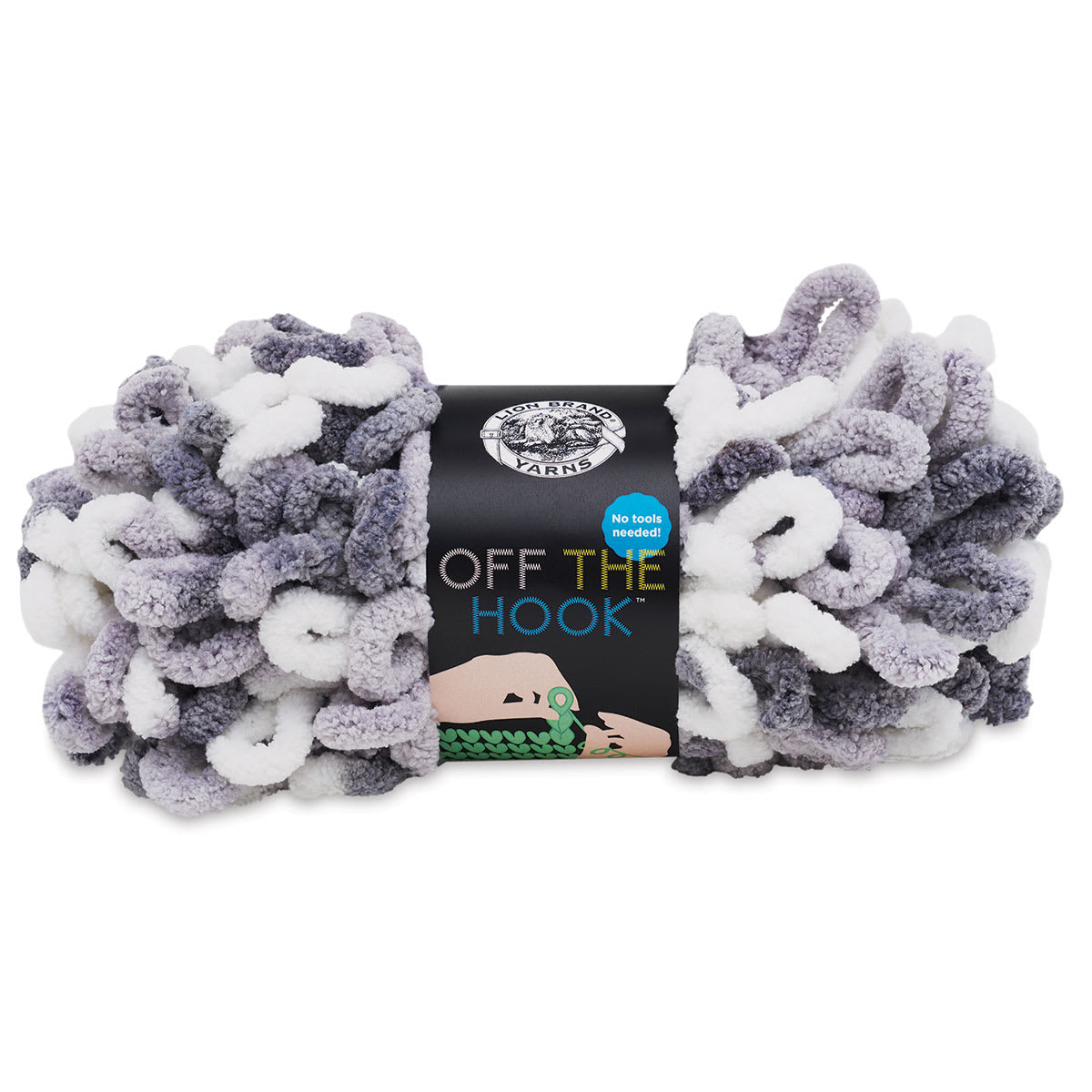 Lion Brand Off The Hook Yarn - Misty Morning