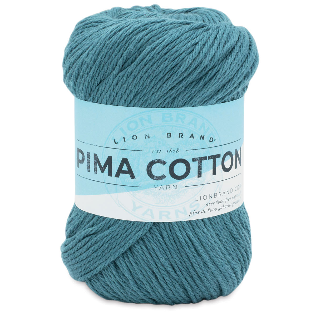 Lion Brand Pima Cotton Yarn - Dragonfly, 186 yards