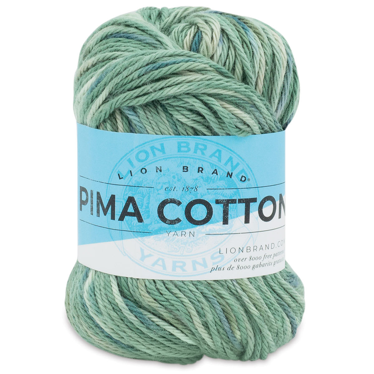 Lion Brand Pima Cotton Yarn - Patagonia, 157 yards