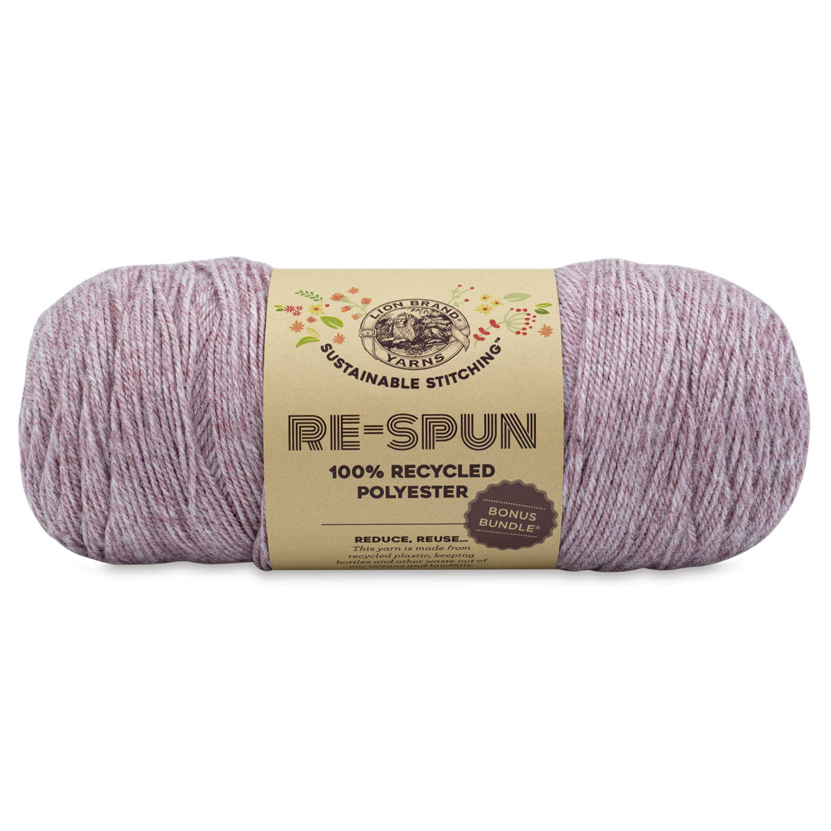 Lion Brand Re-Spun Bonus Bundle Yarn - Blush, 658 yards