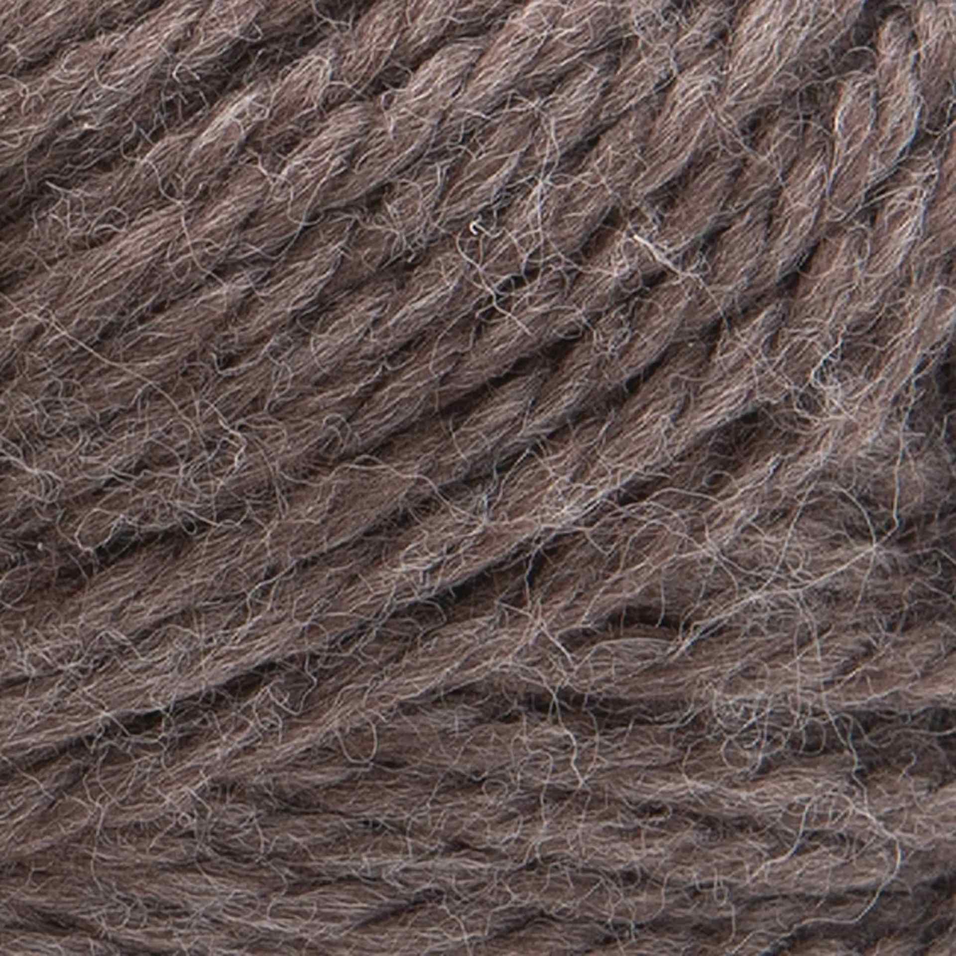 Lion Brand Re-Spun Thick & Quick Yarn - Espresso, close-up