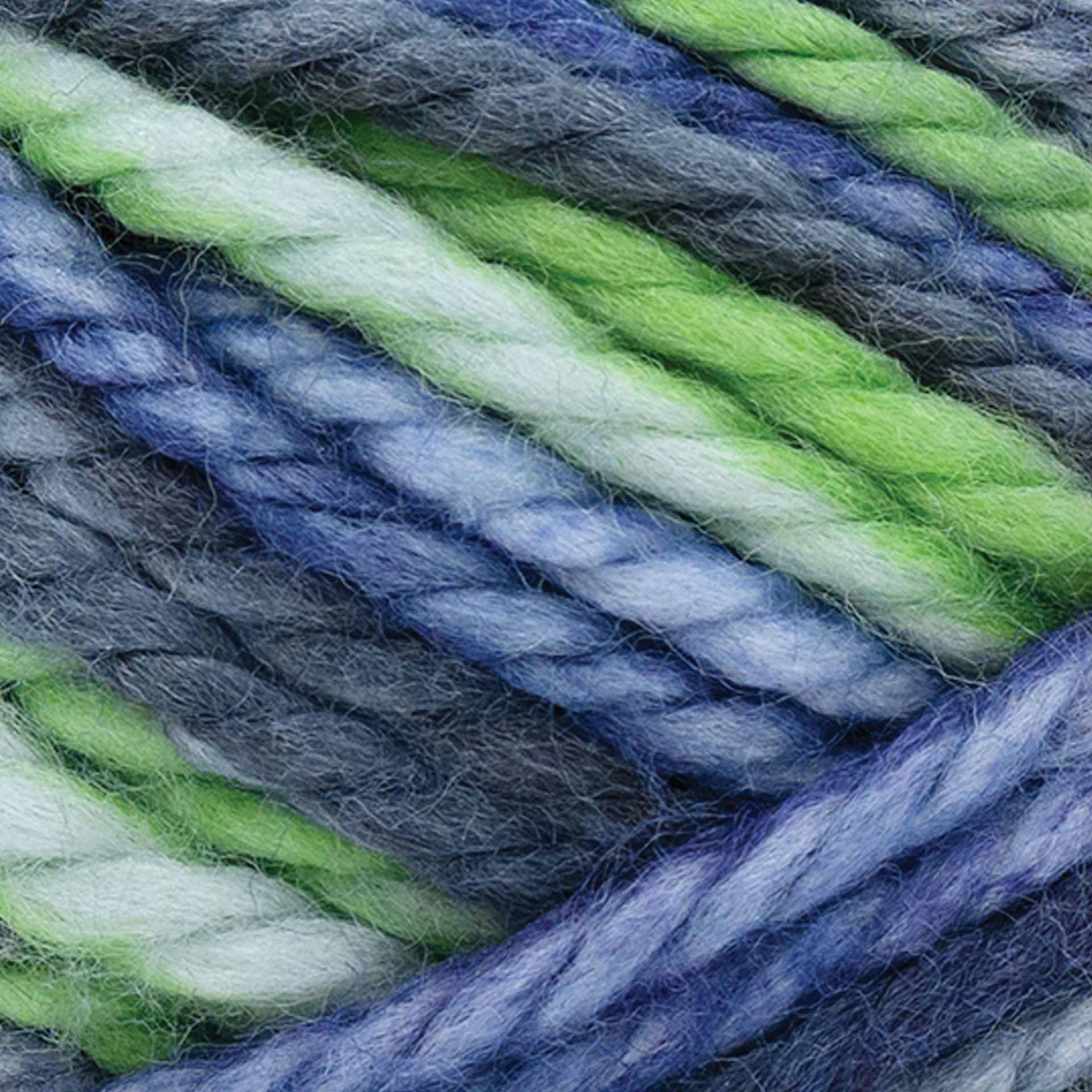 Lion Brand Re-Spun Thick & Quick Yarn - Riverside, close-up