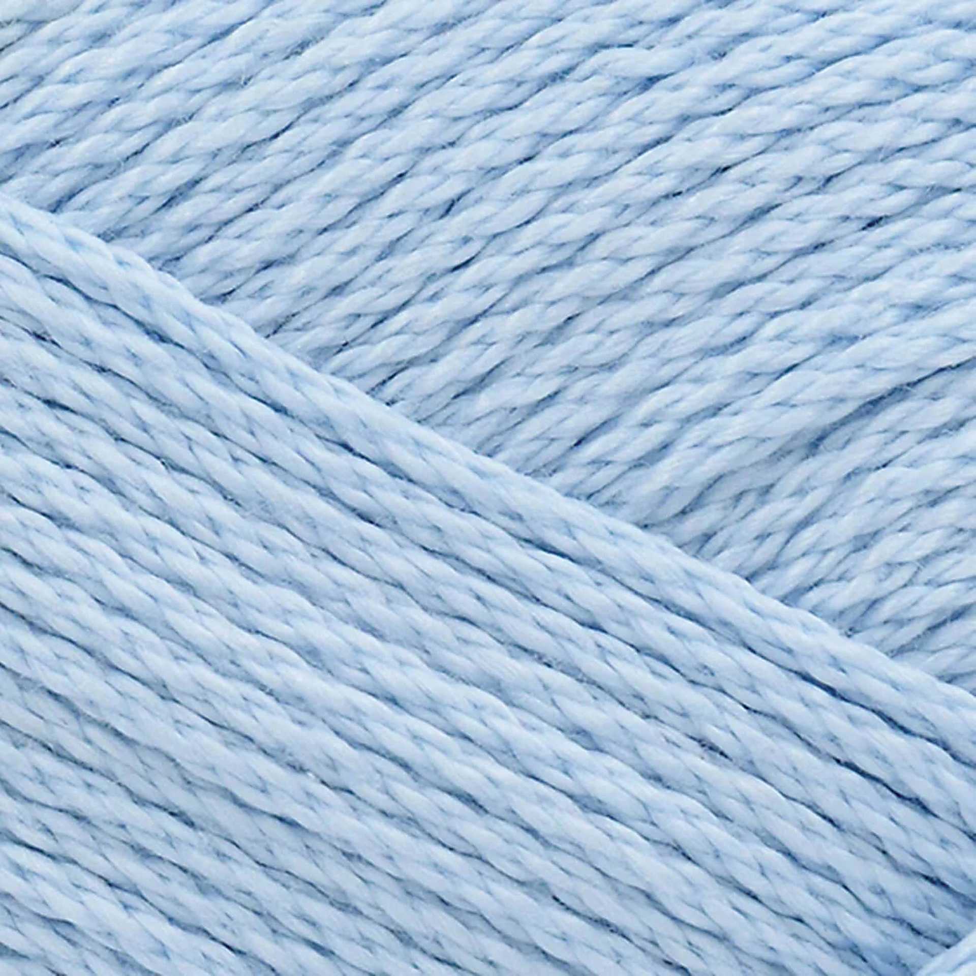 Lion Brand 24/7 Cotton Yarn - Chambray, 186 yards close up to show texture
