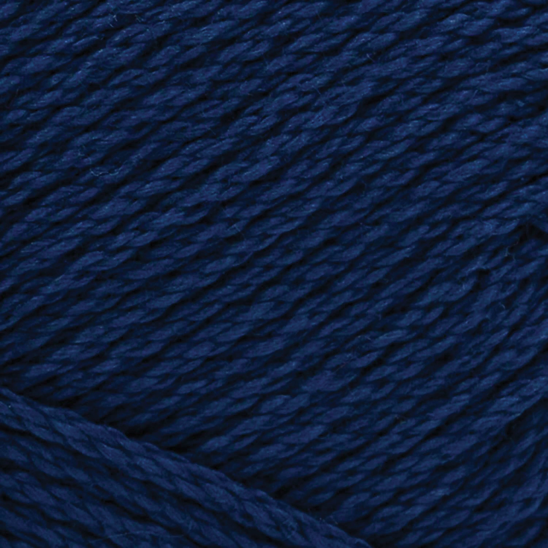 Lion Brand 24/7 Cotton Yarn - Admiral, 186 yards close up to show texture