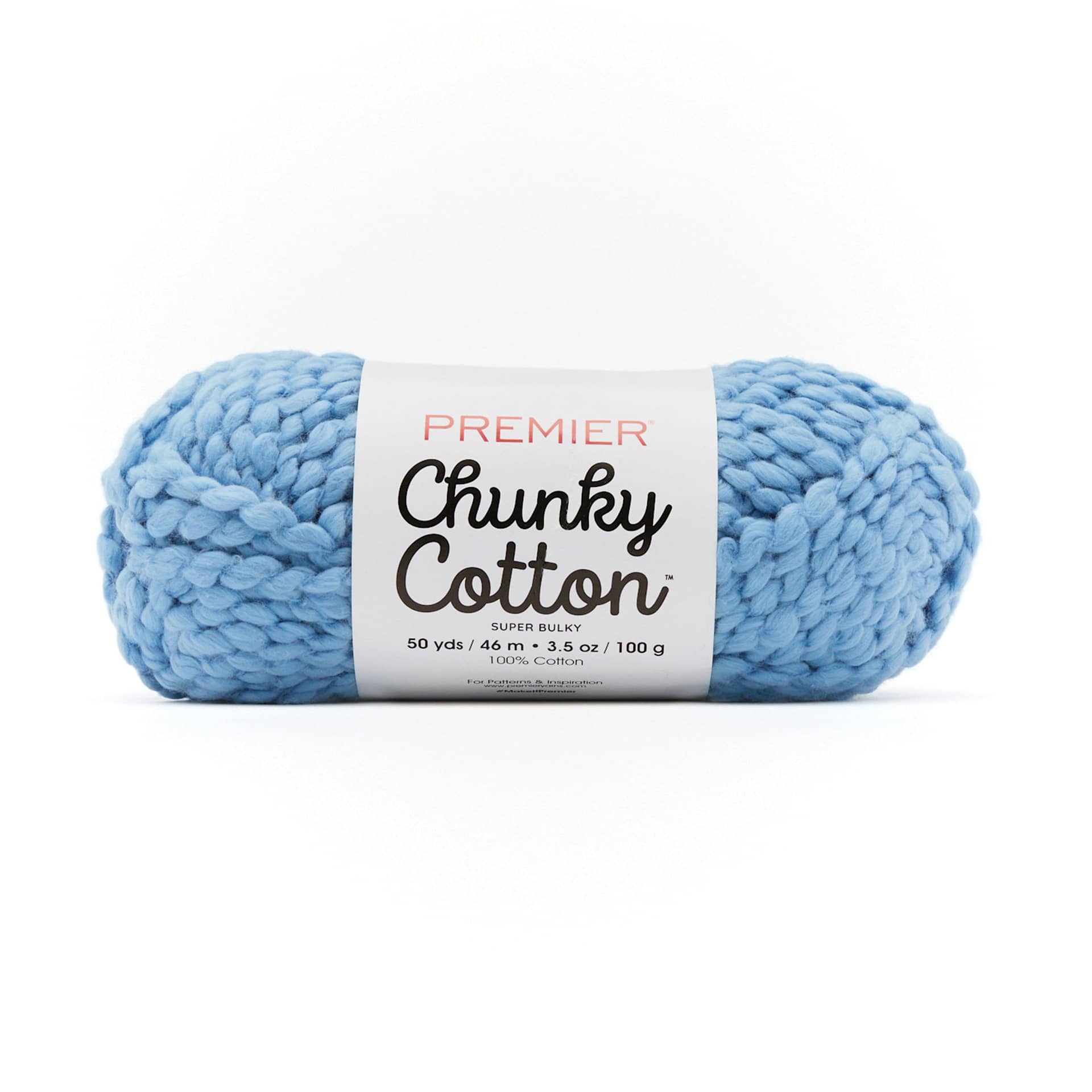 Premier Yarn Chunky Cotton Yarn - Coastline, 50 yards