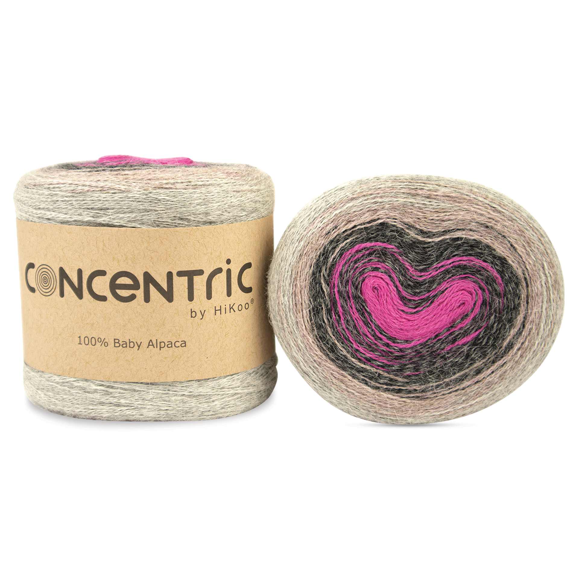 HiKoo Concentric Yarn - Trixie, 437 yards