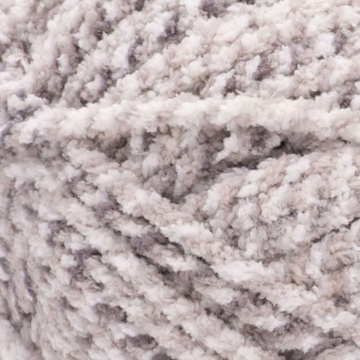 Bernat Blanket Twist Yarn - Dove, 220 yards (Close-up of yarn)