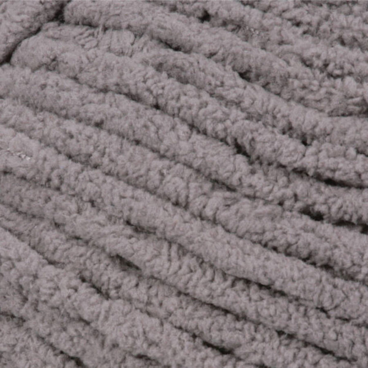 Bernat Blanket Yarn - Dark Grey, 220 yards (Close-up of yarn)