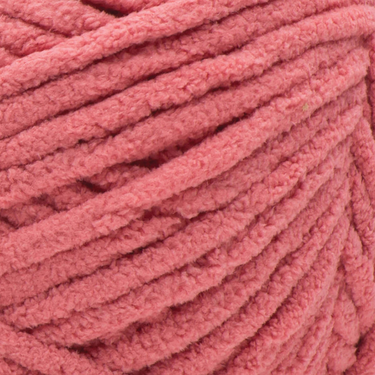 Bernat Blanket Yarn - Terracotta Rose, 220 yards (Close-up of yarn)