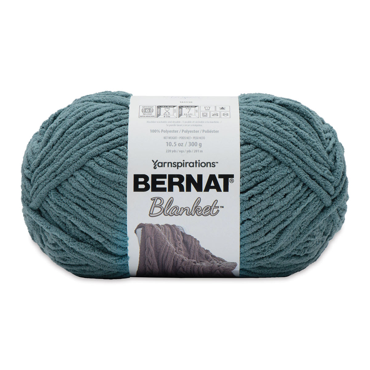 Bernat Blanket Yarn - Lagoon, 220 yards
