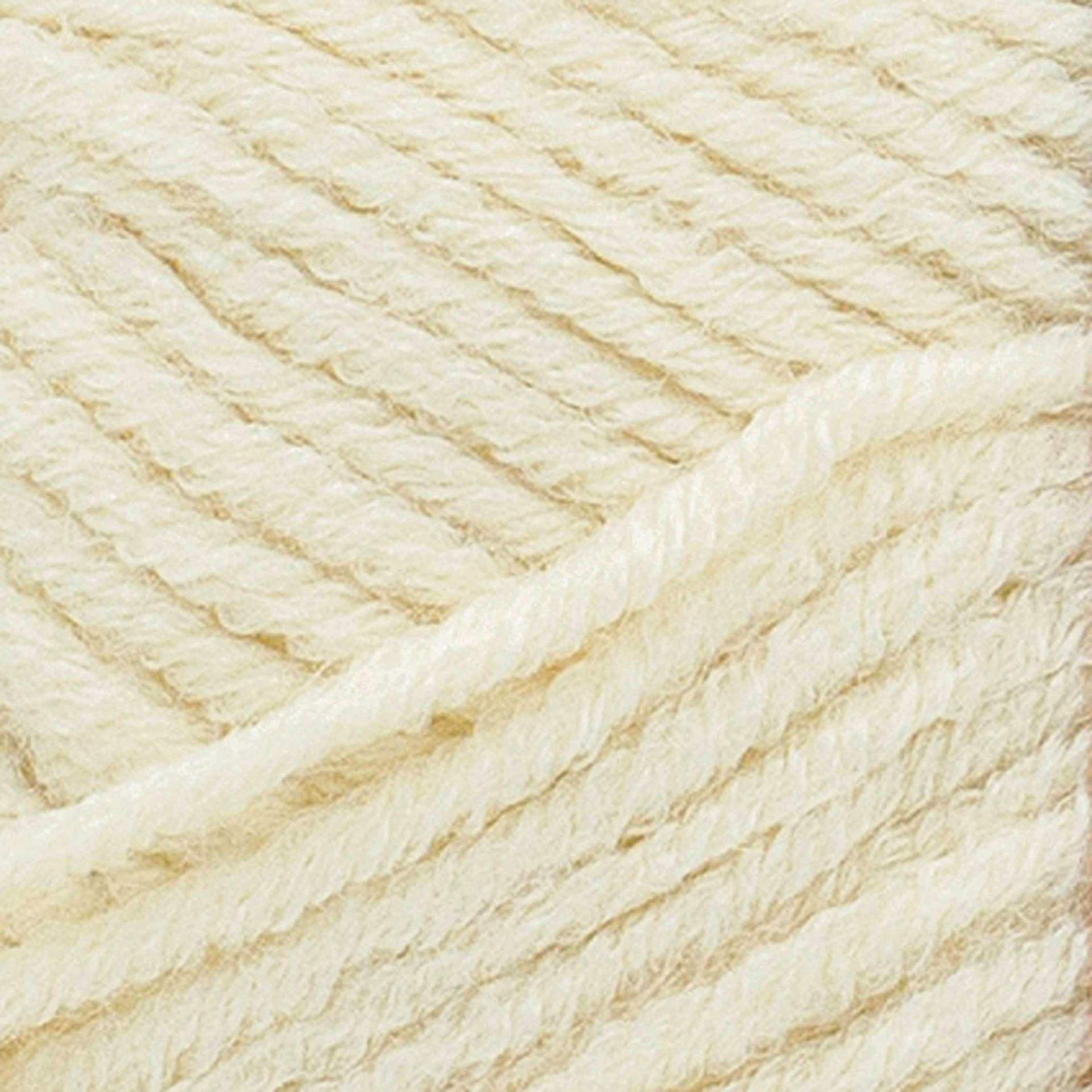 Lion Brand Color Theory Yarn - Ivory (close-up of yarn)