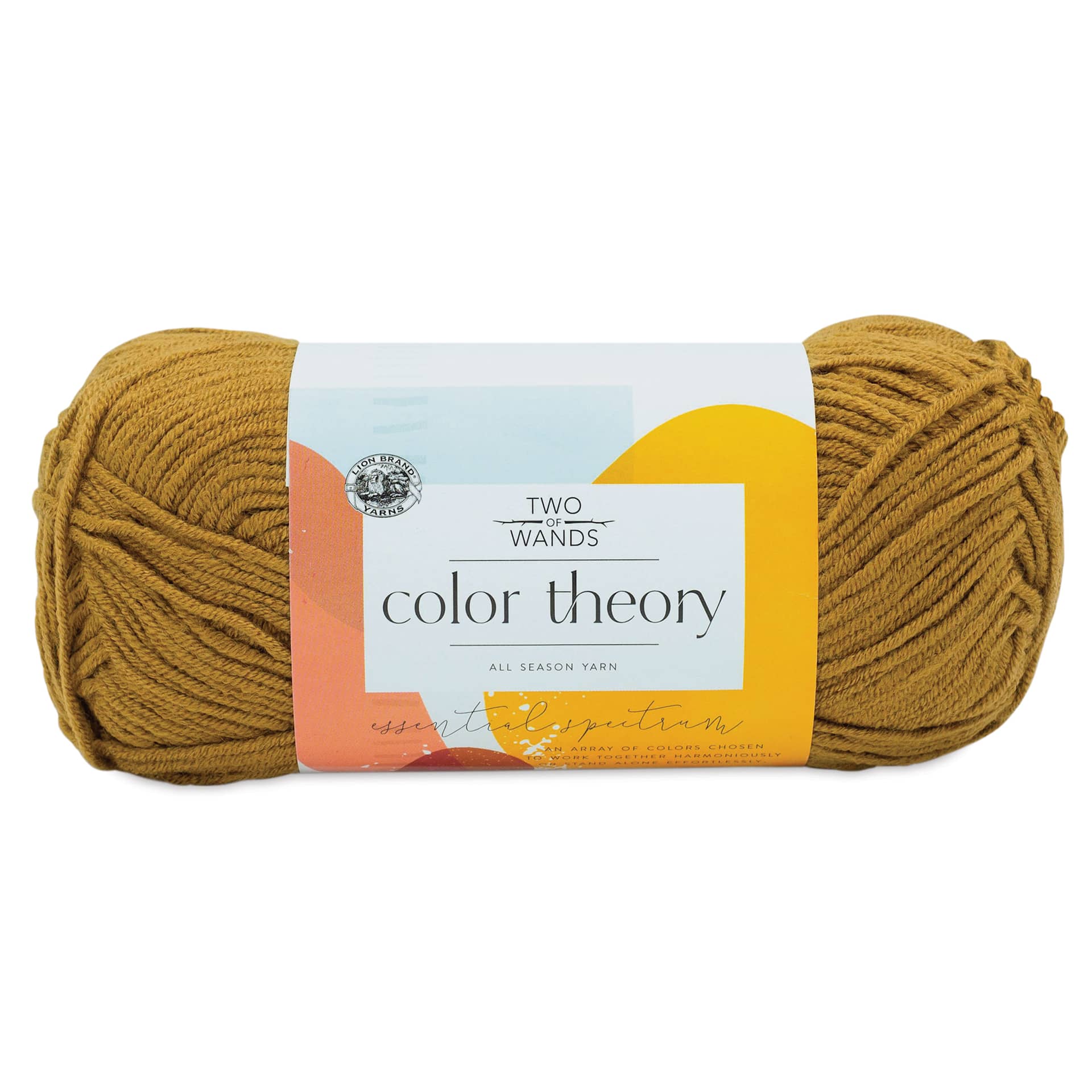 Lion Brand Color Theory Yarn - Dijon (yarn skein with label)