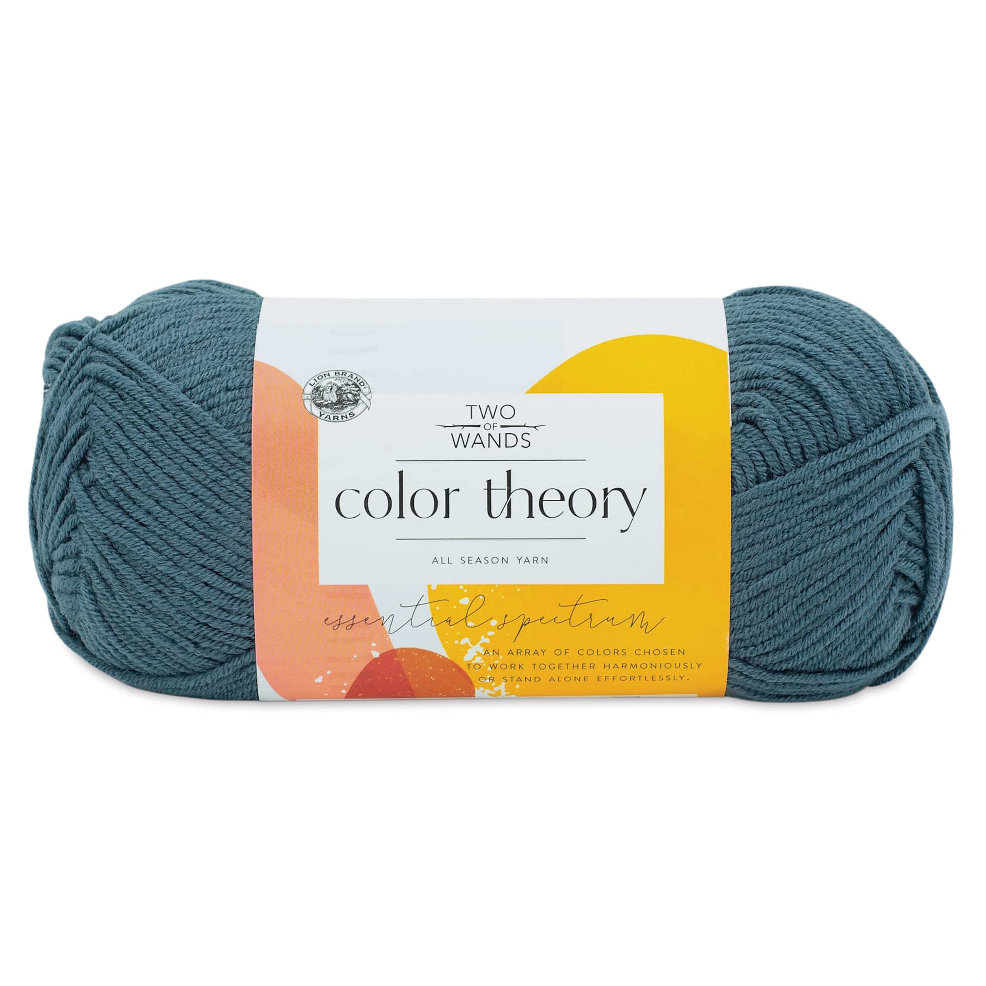 Lion Brand Color Theory Yarn - Stonewash (yarn skein with label)