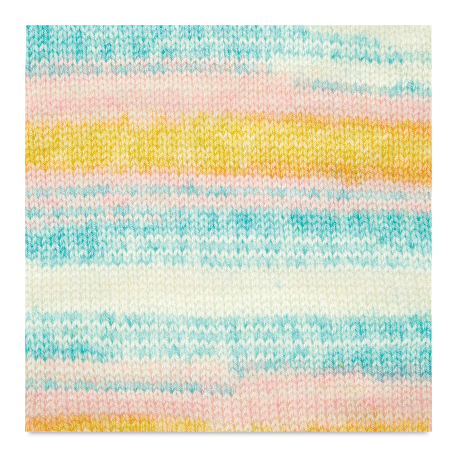 Premier Yarn Anti-Pilling DK Colors Batik Yarn - Lollipop (knitted example)