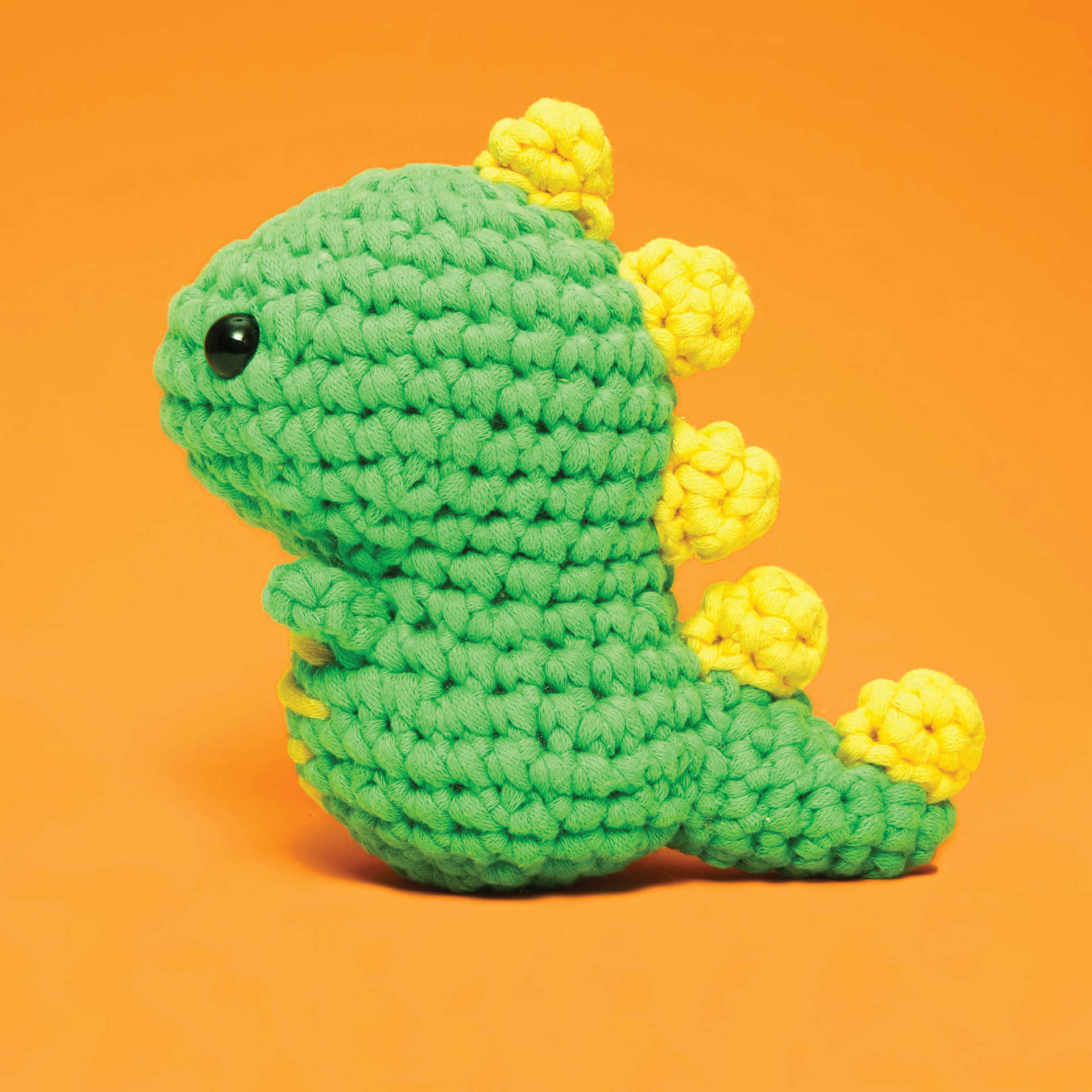 The Woobles Beginner Crochet Amigurumi Kit - Dinosaur, side