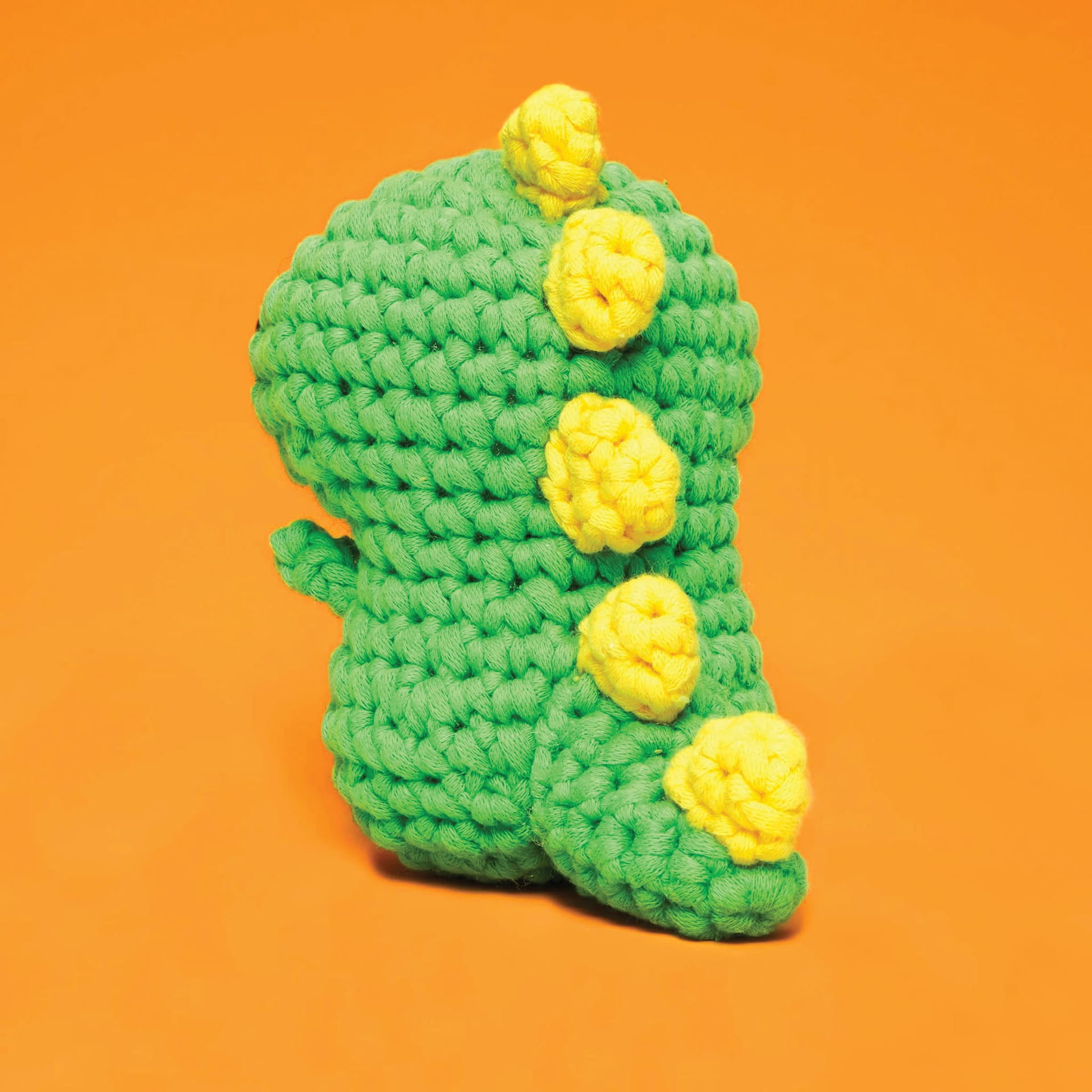 The Woobles Beginner Crochet Amigurumi Kit - Dinosaur, back