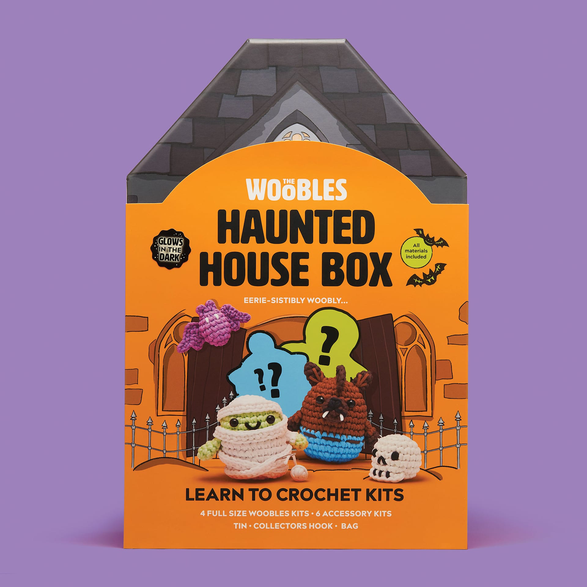 The Woobles Woobly Haunted House Collectors Box - front of packaging