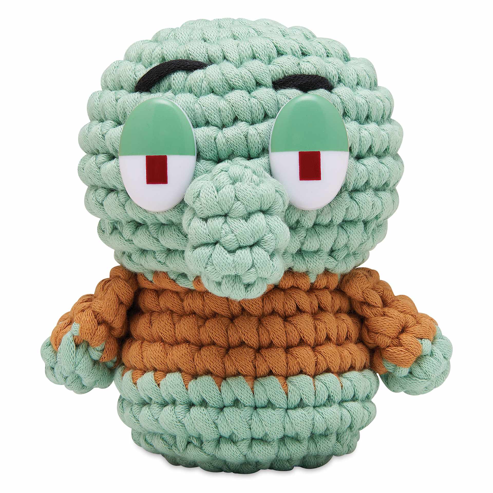 The Woobles Beginner Crochet Amigurumi Kit - Squidward Tentacles