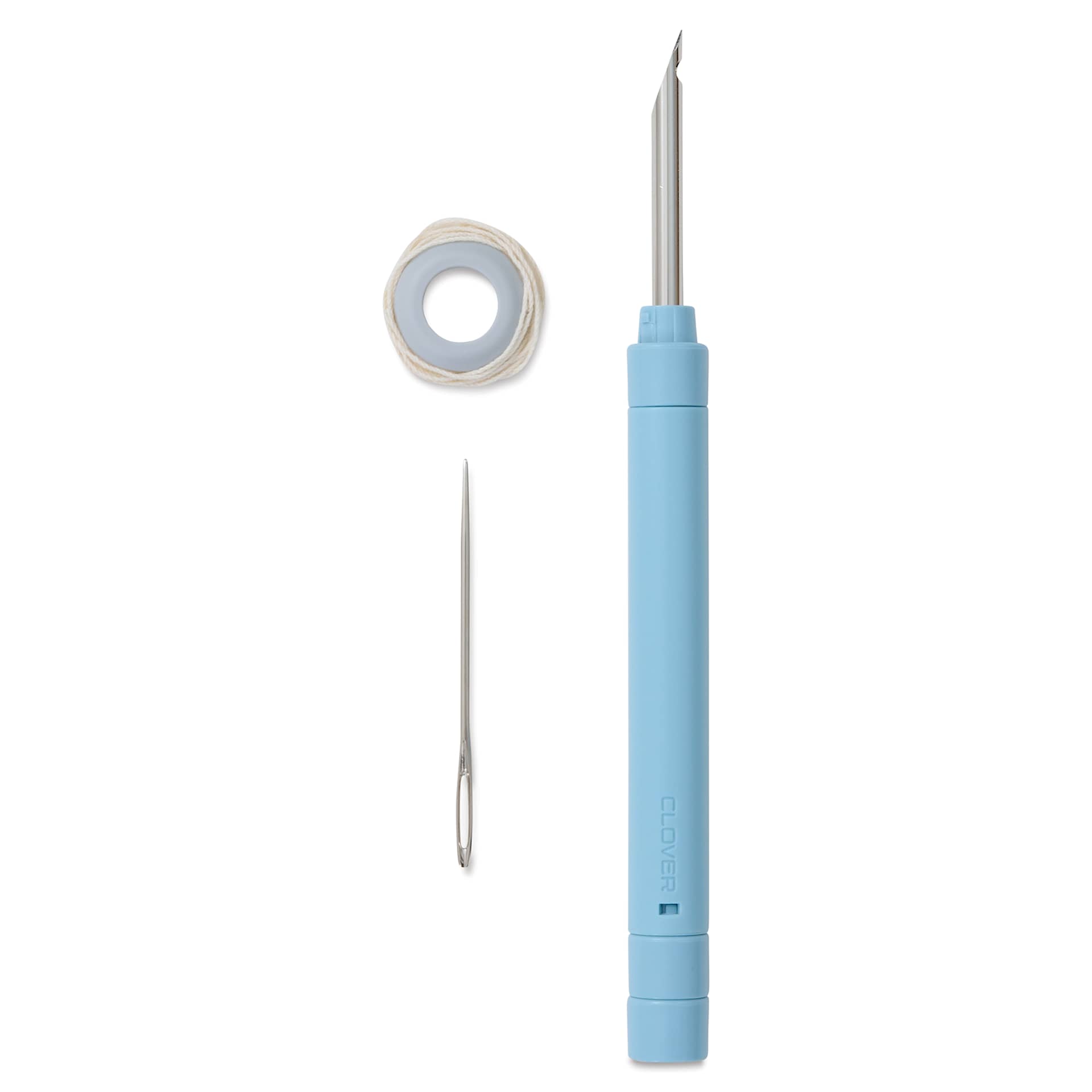 Clover Punch Needle, tapestry needle and string