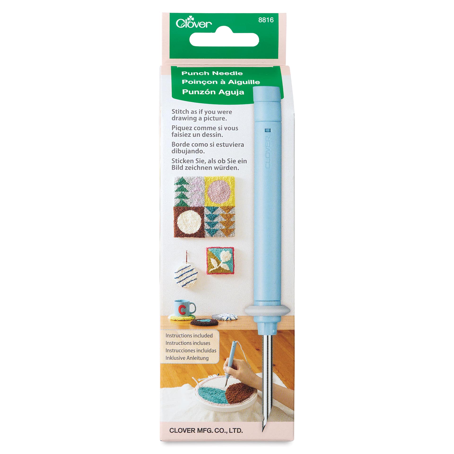 Clover Punch Needle, front of the packaging
