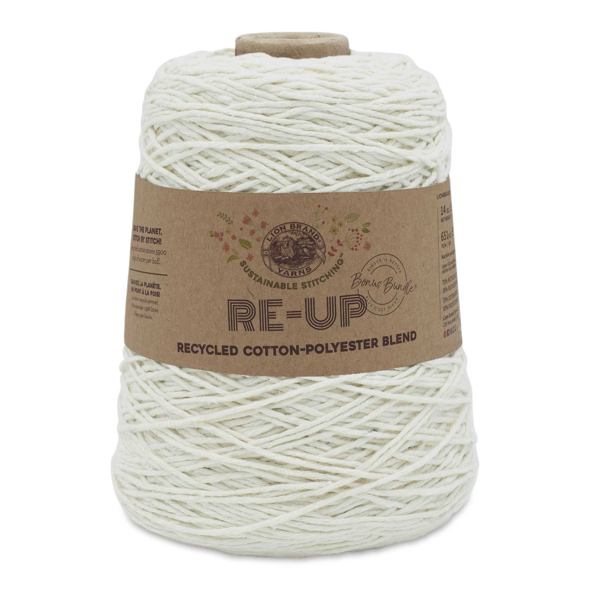 Lion Brand Re-Up Bonus Bundle Yarn - Full Moon, 651 yds
