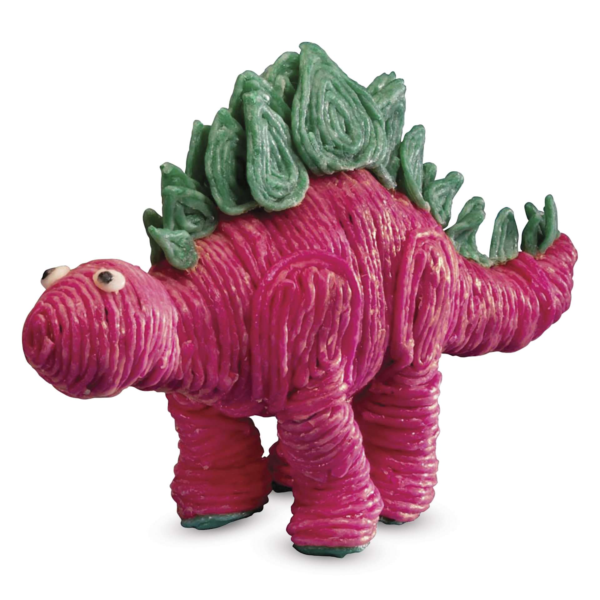 Super Wikki Stix - finished stegosaurus example
