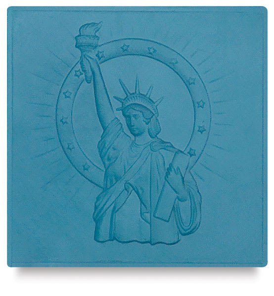 Metal Smith Mold - 4" x 4", Statue Liberty