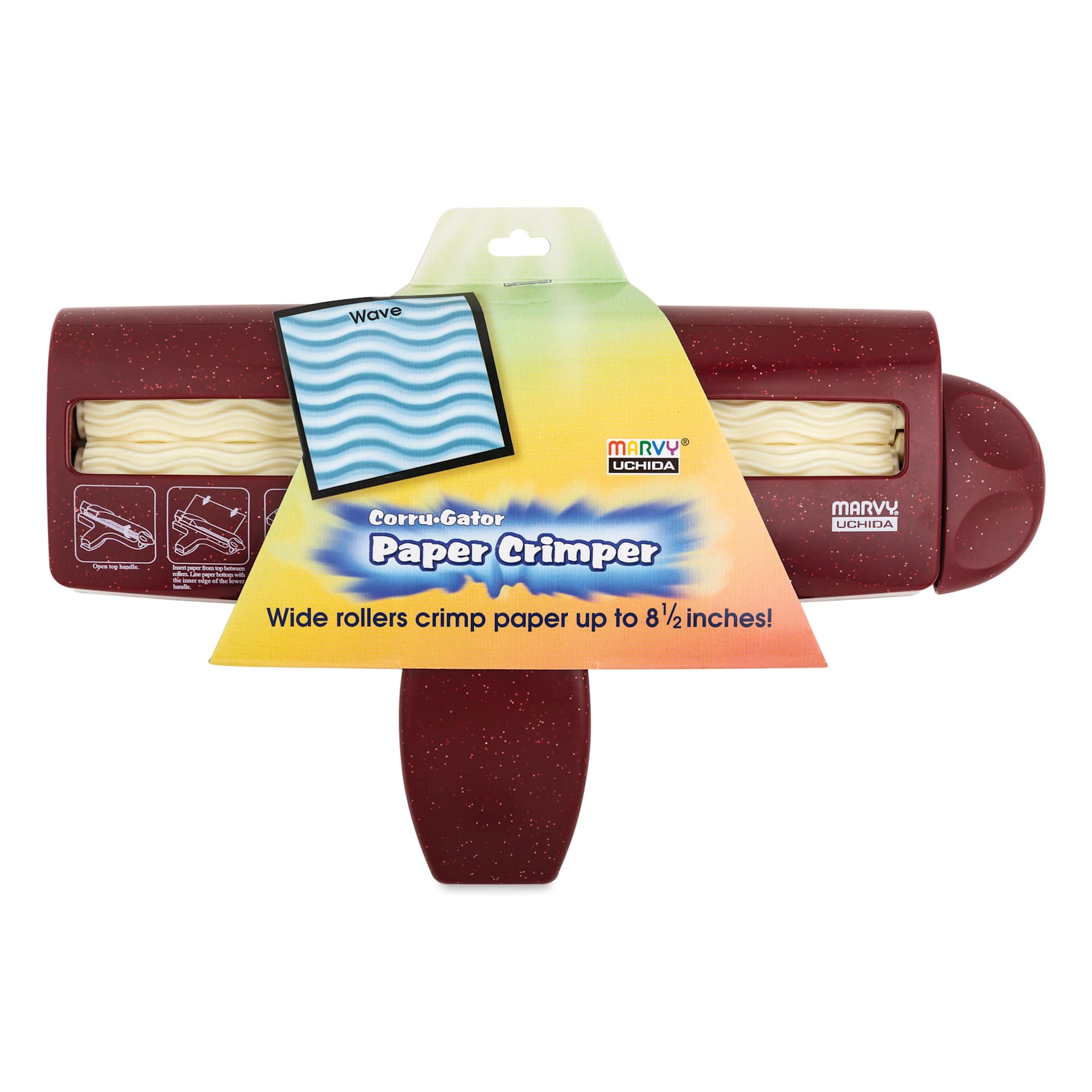 Marvy Uchida Corru-Gator Paper Crimper - Wave front of packaging