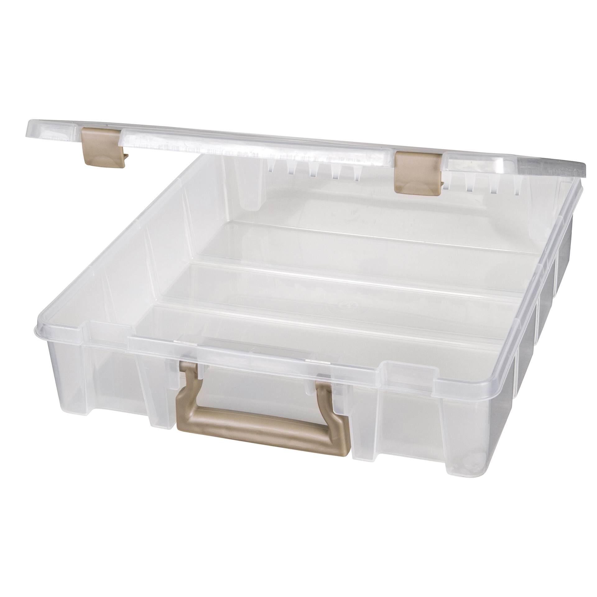 ArtBin Super Satchel Box One Compartment Box, lid open