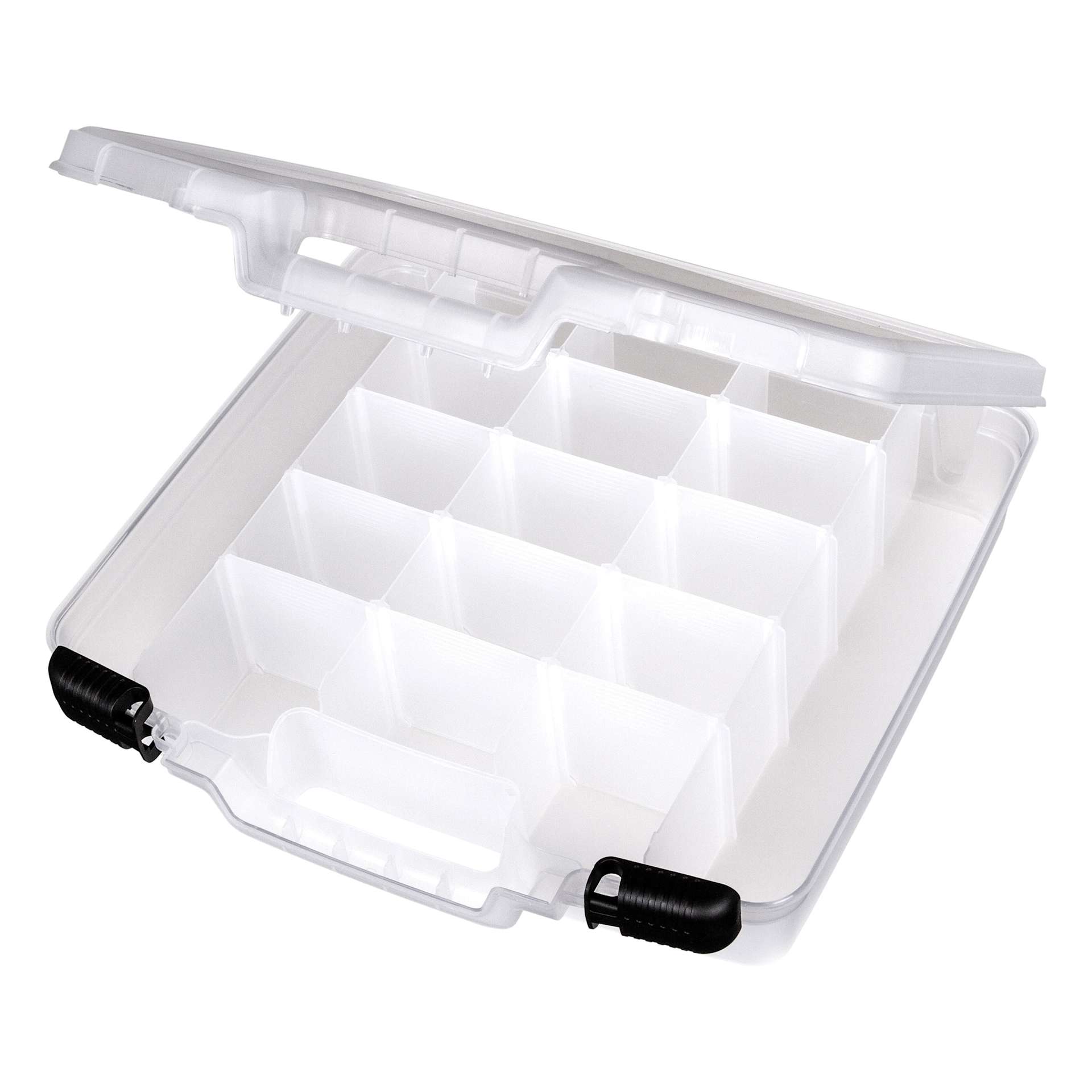 ArtBin Quick View Cases 15" Deep Base Divided lid open