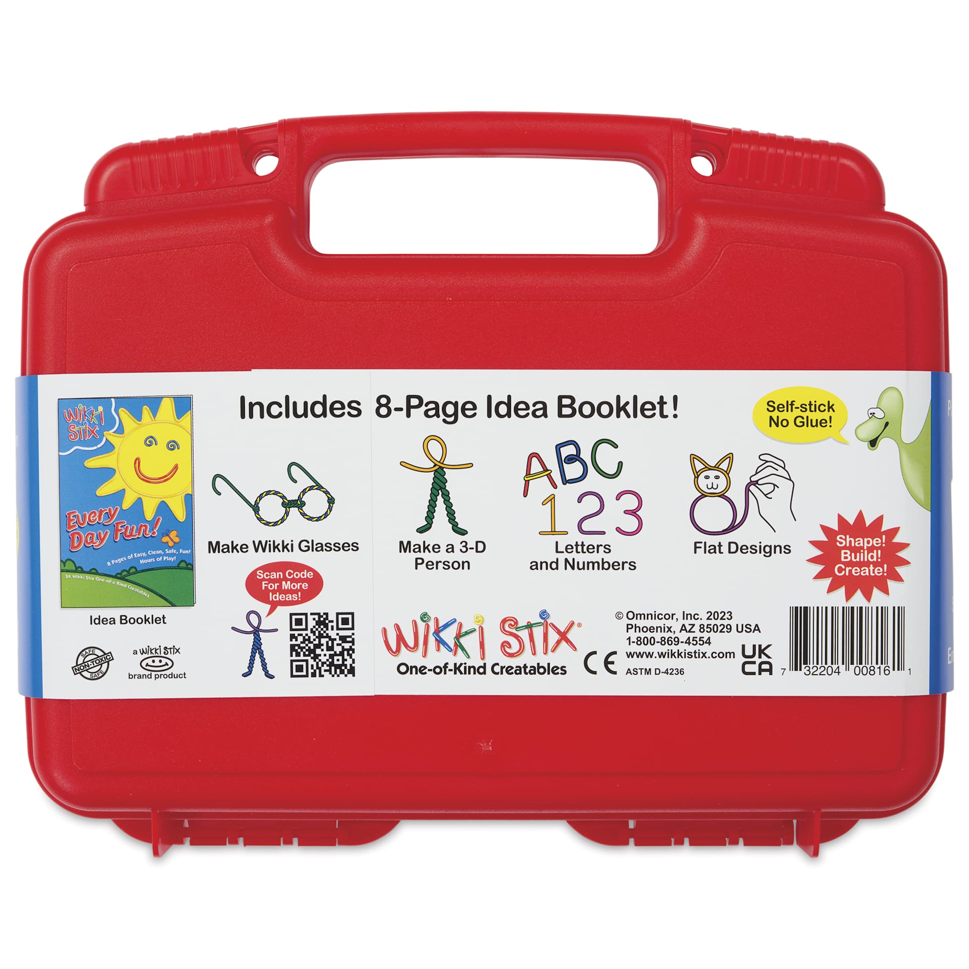 Wikki Stix Take Along Fun Travel Kit - back of packaging