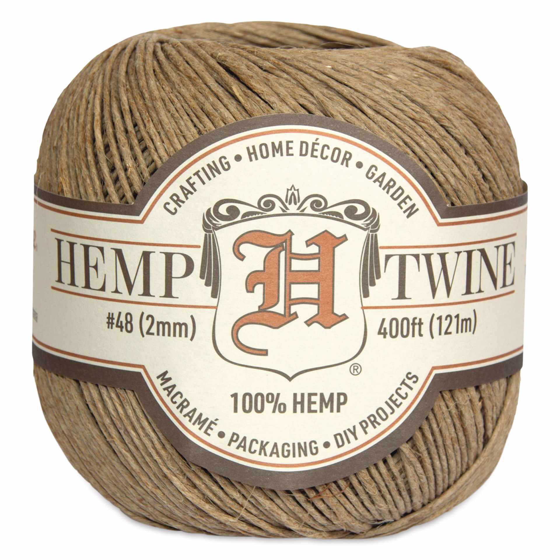 Hemptique Hemp Twine - 2 mm, 400 ft