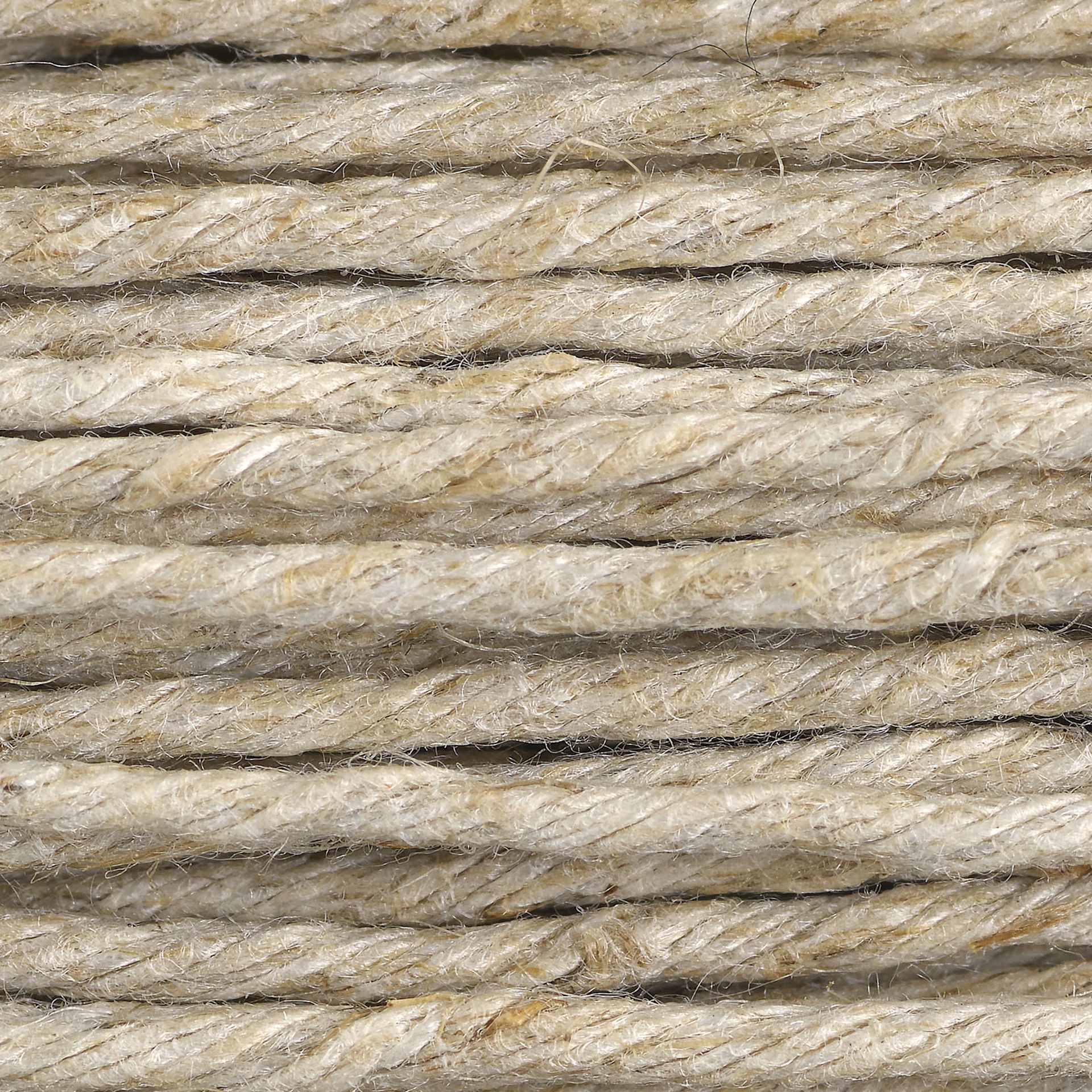 Hemptique Hemp Cord Card - Multi-Weight Twine, 104 ft, 10 - 48 lb close up to show texture