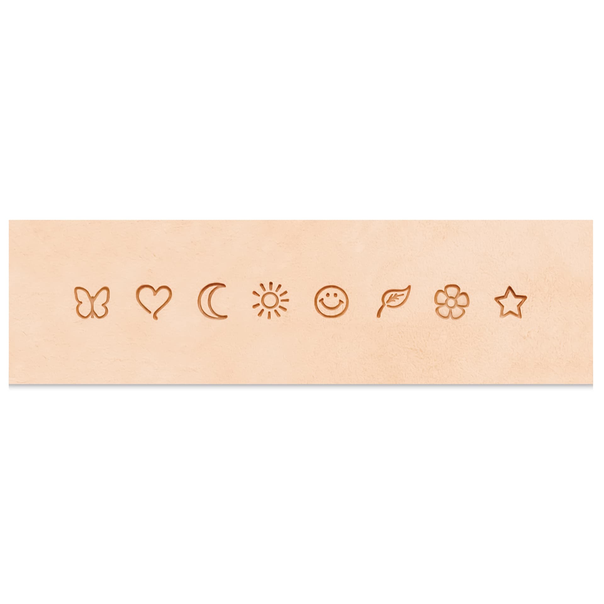 Realeather Funtime Stamp Tool Head Set - stamp designs on leather