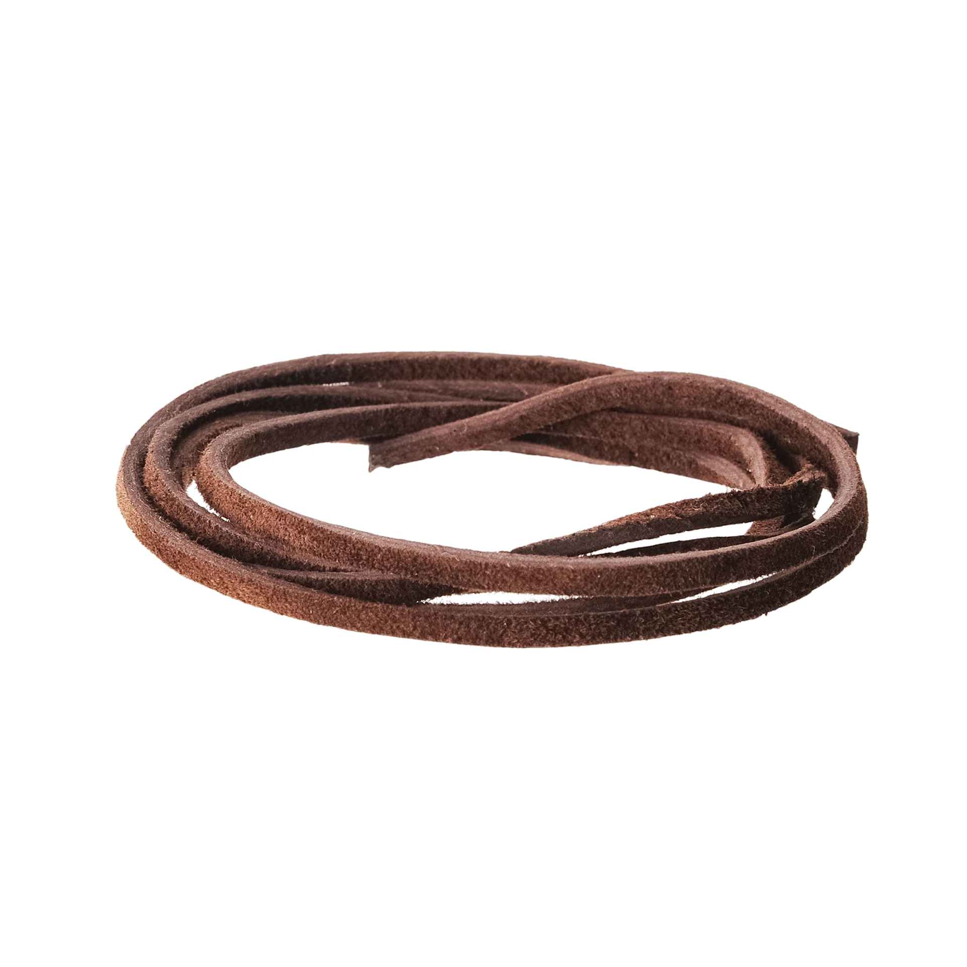 Realeather Suede Lace - 1/8" x 24 ft, Cafe Brown