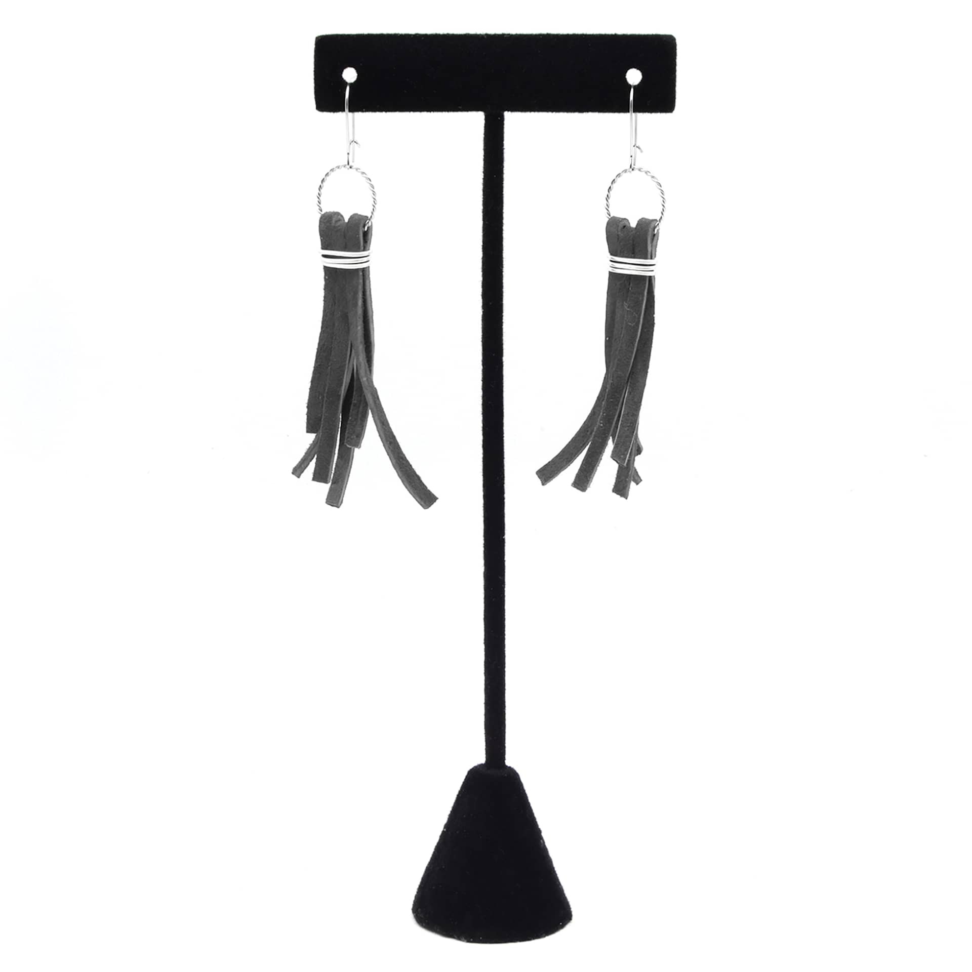 Realeather Suede Lace - 3/32" x 8 ft, Set of 3, fringe earrings