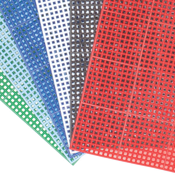 Colorful Plastic Canvases (Close-up of assorted canvases)
