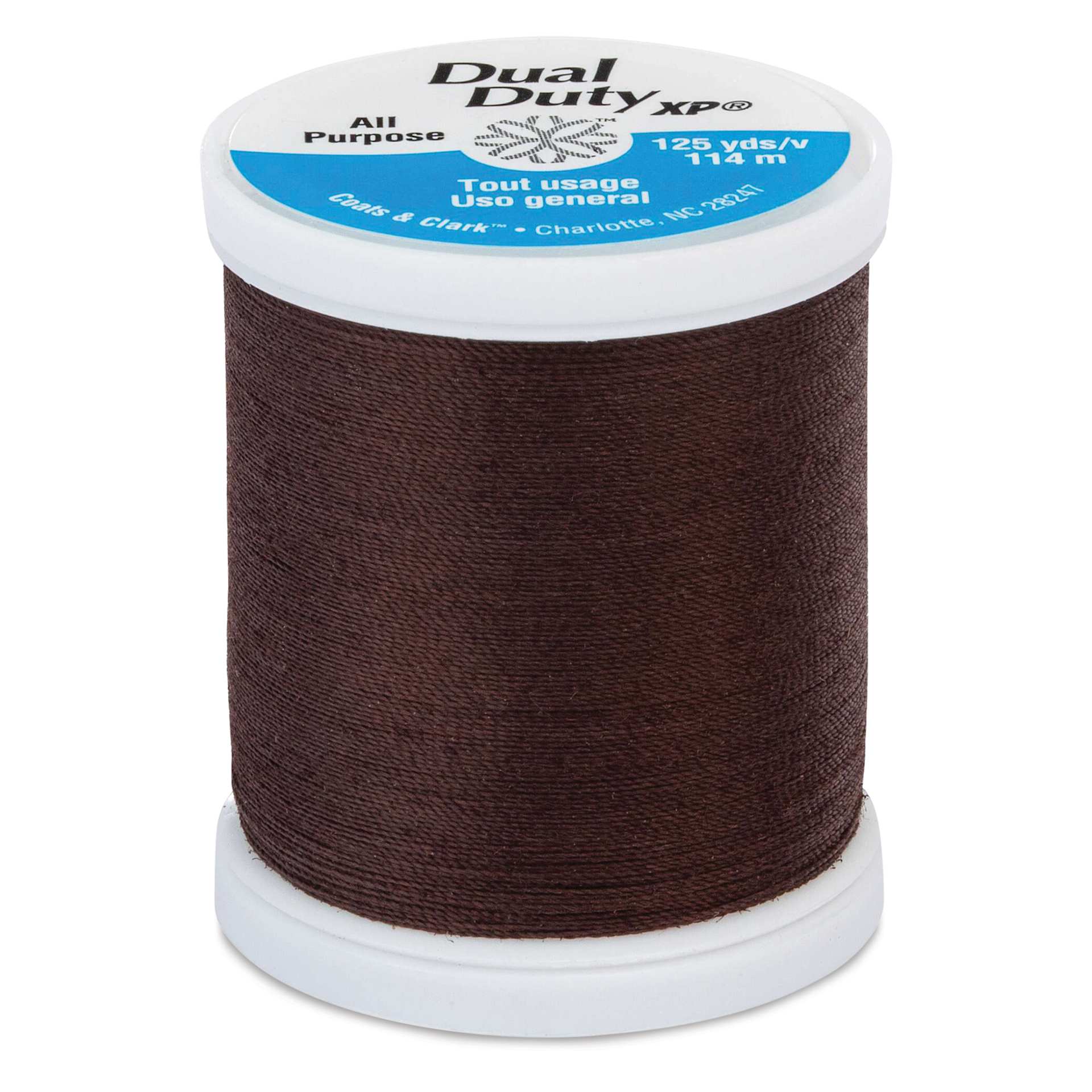 Coats & Clark Dual Duty XP All Purpose Thread - Chona Brown, 125 yds