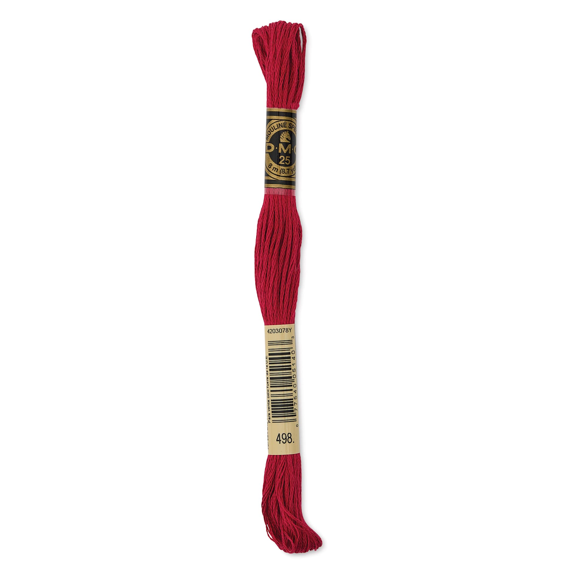 DMC Cotton Embroidery Floss - Dark Red, 8-3/4 yards