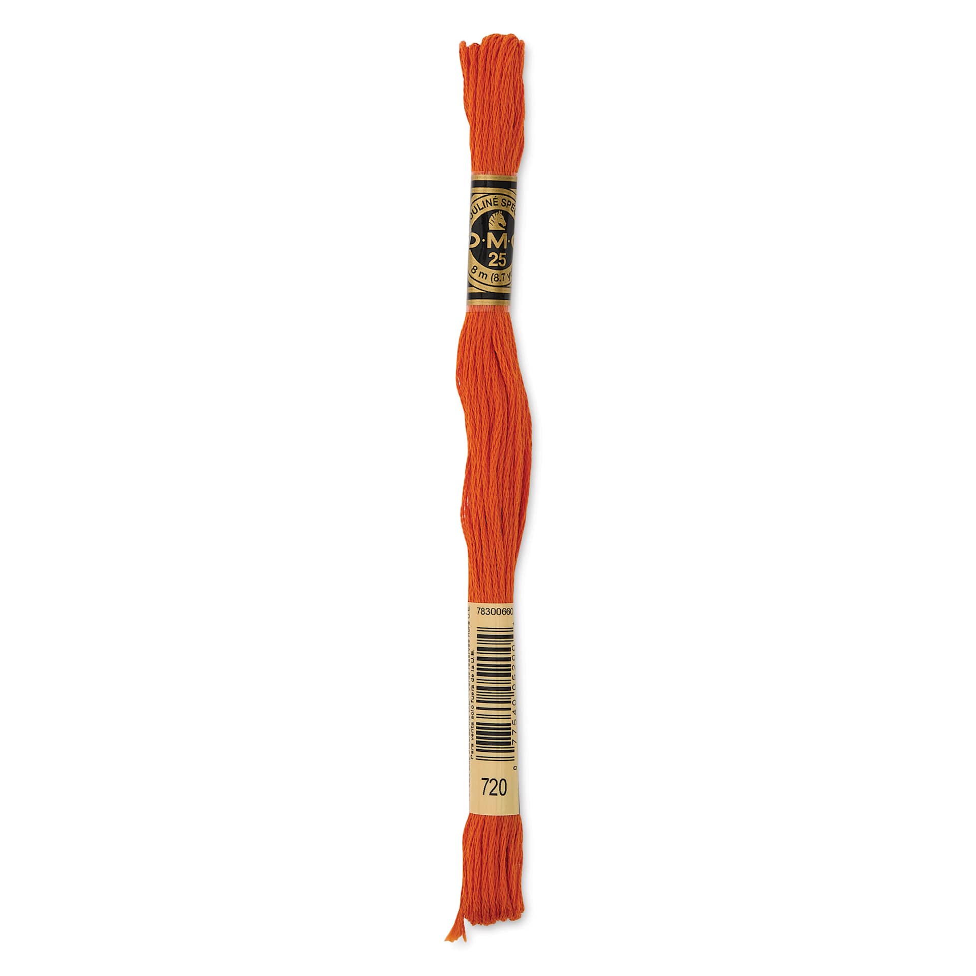 DMC Cotton Embroidery Floss - Dark Orange Spice, 8-3/4 yards