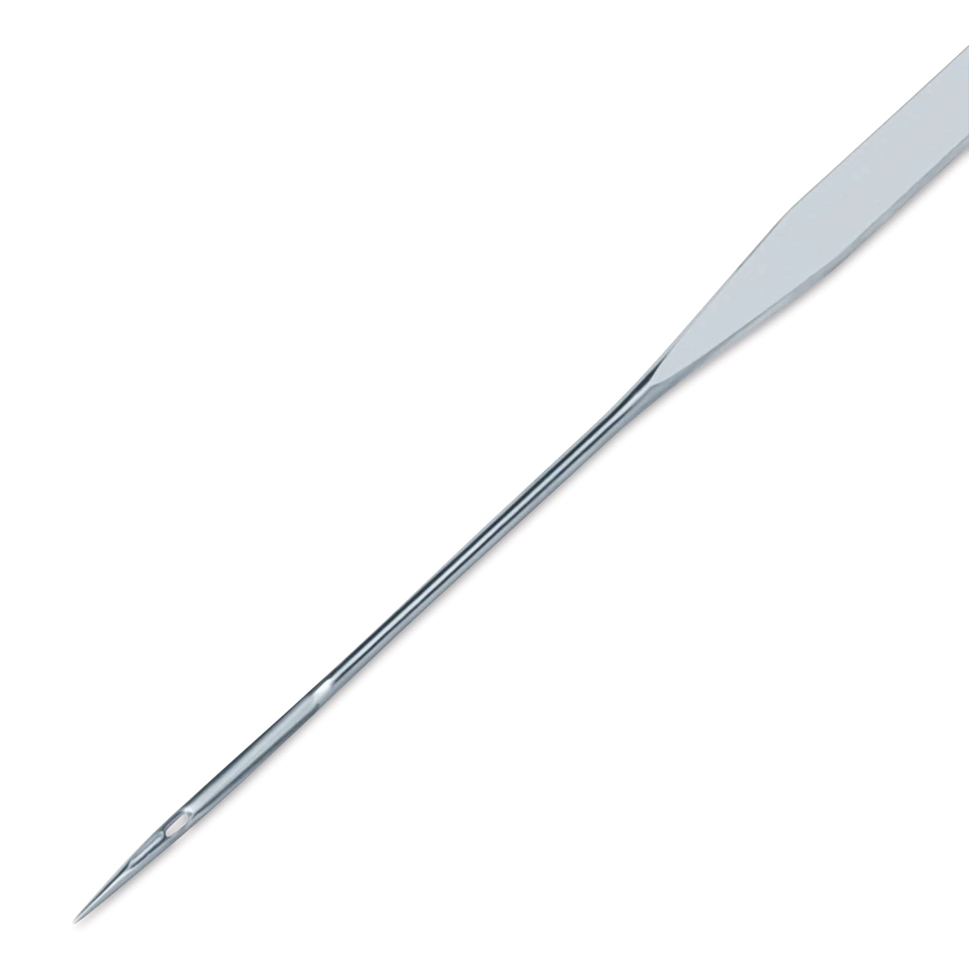 Dritz Ball Point Machine Needles - Size 9, Pkg of 4 close-up of needle
