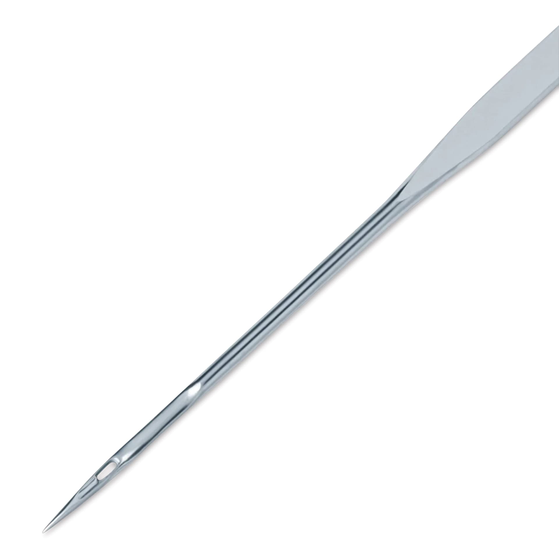 Dritz Ball Point Machine Needles - Size 14, Pkg of 4 close-up of needle