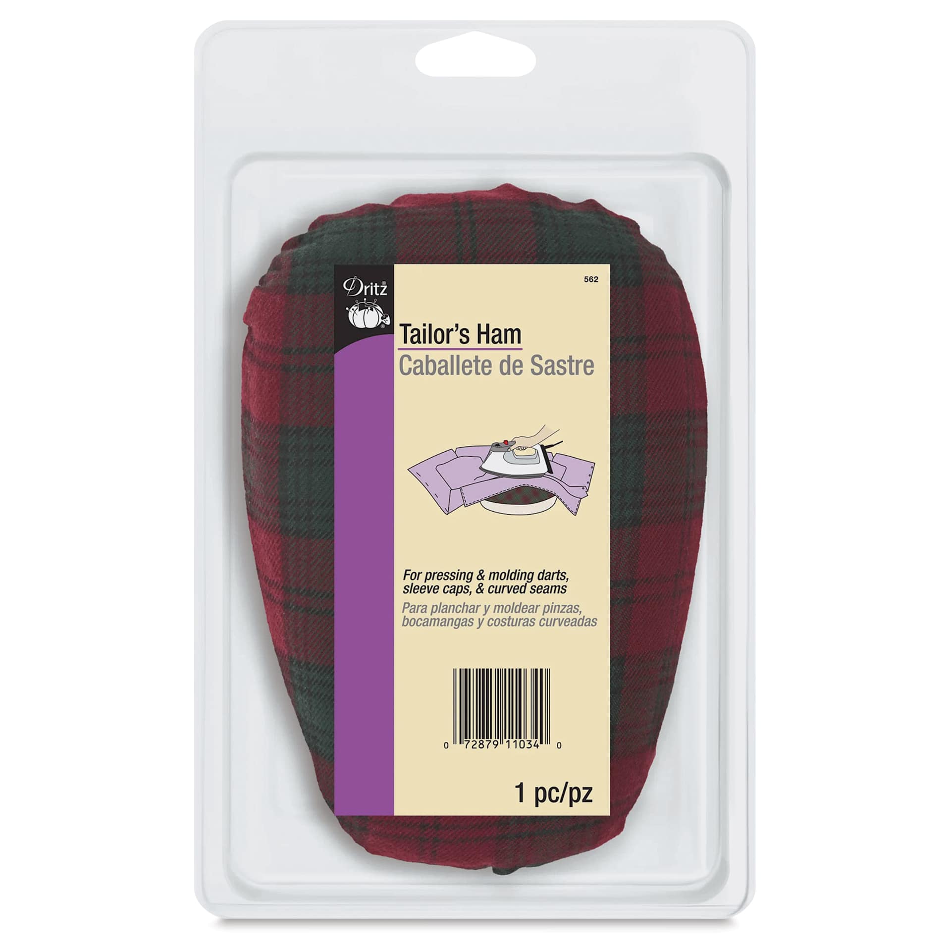Dritz Tailor’s Ham, front of the packaging