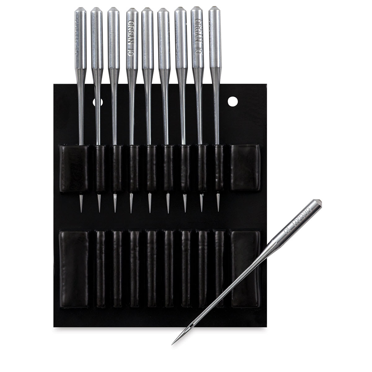 Sewing Needles - Open Package of Sewing Machine needles with one removed