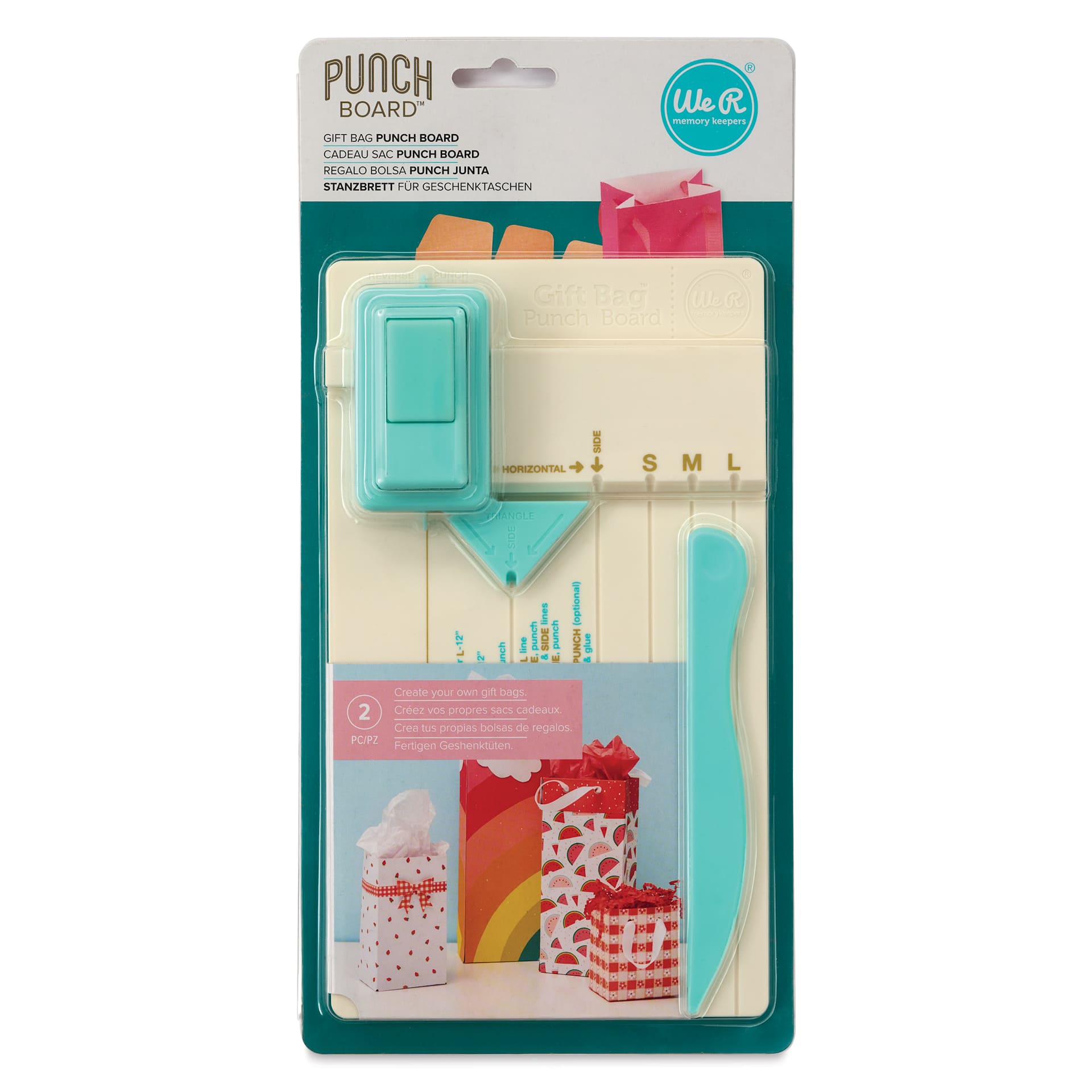 We R Memory Keepers Punch Board - Gift Bag, front of packaging